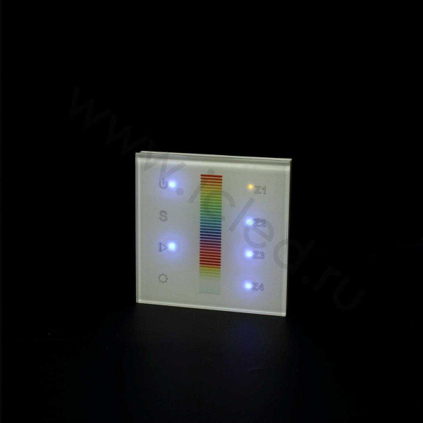 Сенсорная панель SR-2830RGB SR80 (12/24V, RGB, 434MHz/869.5MHz)