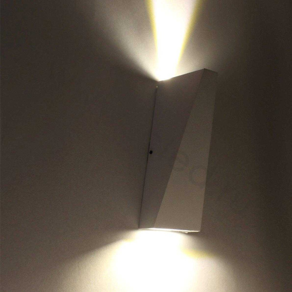 Светодиодный светильник JH-BD06 DHL18 (220V, 2х3W, белый корпус, warm white)