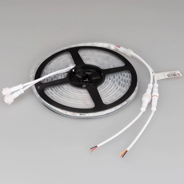 Светодиодная Лента герметичная SPI-P-F72-11mm 24V RGB-PX6 (14.4 W/m, IP66, 3535, 5m) (Arlight, бегущий огонь)