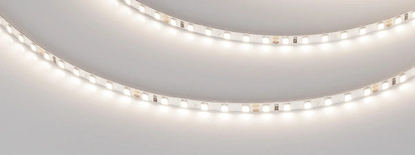 Светодиодная Лента RT-A120-5mm 24V Day4000 (9.6 W/m, IP20, 2835, 5m) (Arlight, узкая)
