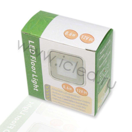 Светодиодный светильник точечный SST IP67 (0,6W, 12V, Warm White).