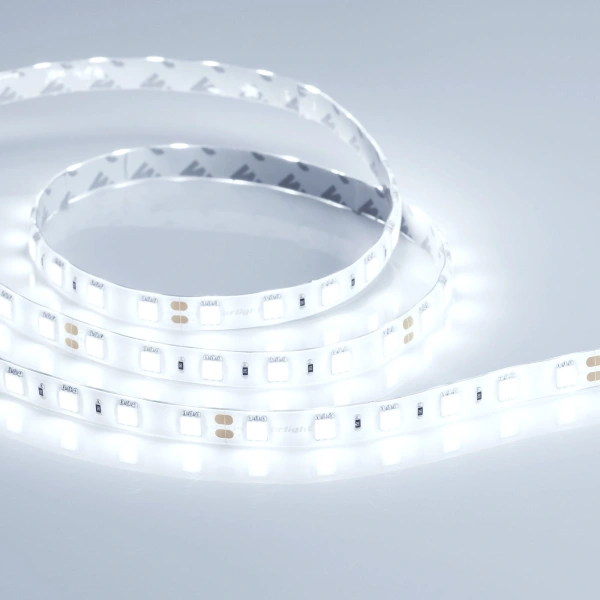 Светодиодная Лента RTW 2-5000SE 24V Cool 2x (5060, 300 LED, LUX) (Arlight, 14.4 Вт/м, IP65)