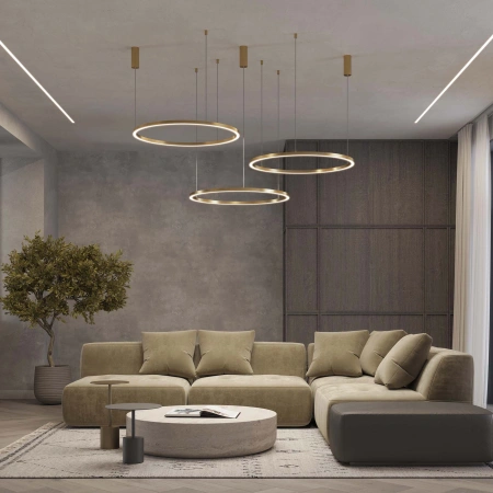 Светильник SP-CONGO-CAN-1-R400-24W Warm3000 (GD, 120 deg, 230V) (Arlight, IP20 Металл, 5 лет)