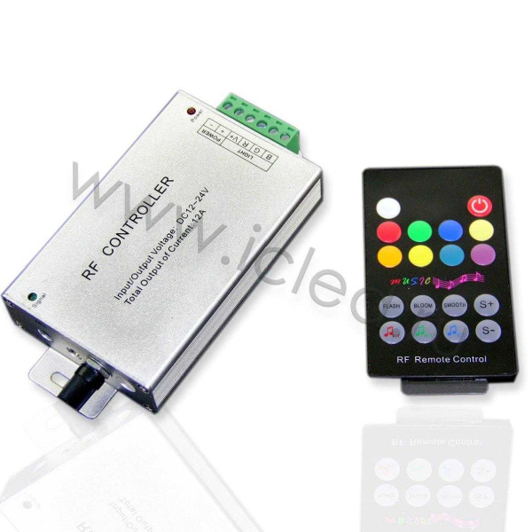 Аудиоконтроллер RGB RF18K (12-24V, 144-288W)