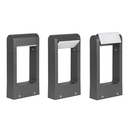 Светильник LGD-PATH-FRAME-ROTARY-H300-6W Warm3000 (GR, 111 deg, 230V) (Arlight, IP65 Металл, 3 года)