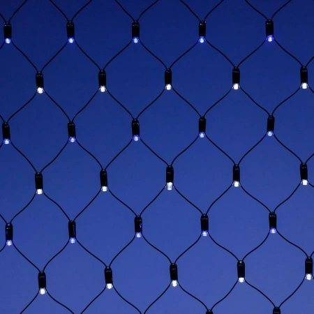 Светодиодная гирлянда ARD-NETLIGHT-CLASSIC-2500x2500-BLACK-432LED White/Blue (230V, 26W) (Ardecoled, IP65)