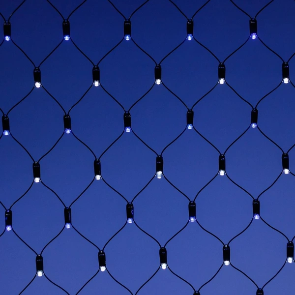 Светодиодная гирлянда ARD-NETLIGHT-CLASSIC-2000x1500-BLACK-288LED White/Blue (230V, 18W) (Ardecoled, IP65)