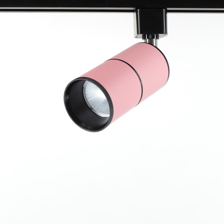 Светодиодный светильник трековый JH-GDD-X10 2L PX82 (10W, 220V, day white, розовый корпус)