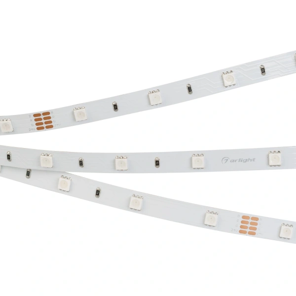 Светодиодная Лента RT-B30-10mm 24V RGB (7.2 W/m, IP20, 5060, 5m) (Arlight, Открытый)