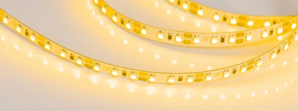 Светодиодная Лента RT-A120-8mm 12V Yellow (9.6 W/m, IP20, 2835, 5m) (Arlight, 9.6 Вт/м, IP20)