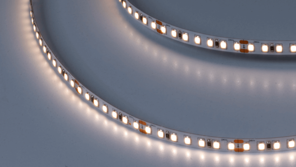 Лента светодиодная LUX 14,4 Вт/м, 24В, IP33, Теплый белый (3700-4250K)