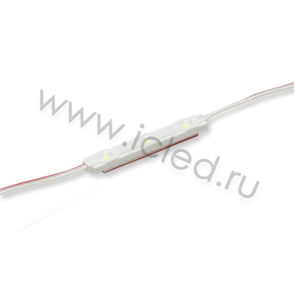 Светодиодный модуль линейный 2835-3 MOD19 (0,6W, 12V, White)