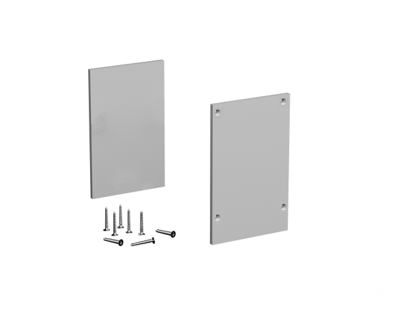 Заглушки для профиля LINE 5070 Silver