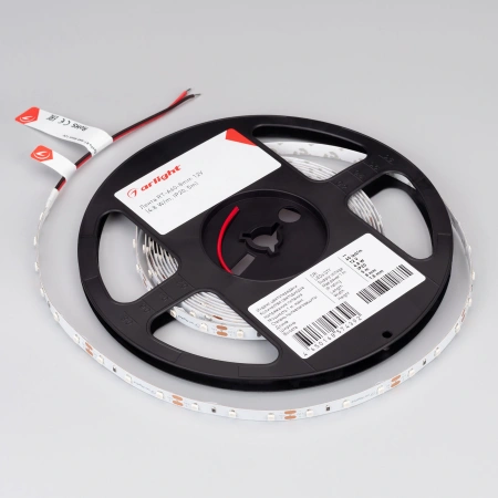 Светодиодная Лента RT-A60-8mm 12V Blue (4.8 W/m, IP20, 5m) (Arlight, 4.8 Вт/м, IP20)