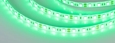 Светодиодная Лента RTW 2-5000SE 12V Green 2x (5060, 300 LED, LUX) (Arlight, 14.4 Вт/м, IP65)