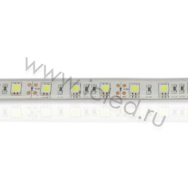 Светодиодная лента Standart PRO class, 5050, 60led/m, White, 12V, IP68