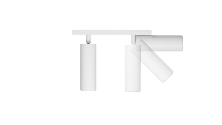 Накладной светильник Trunk Duo (RAL9003 D55 — GU10)