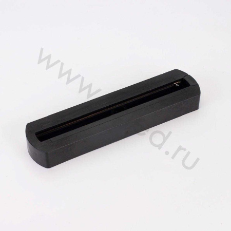 Трек для светильников 2L 0,2м NX5 (однофазный, 2 провода, черный)