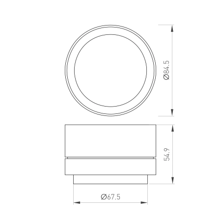 Насадка с изменяемым углом LGD-ZOOMLENS-R85 (WH, 17-50 deg) (Arlight, Металл)