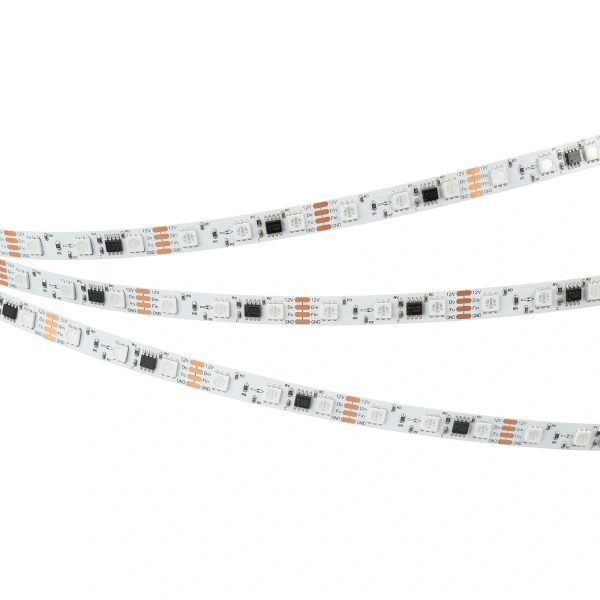 Светодиодная Лента SPI-B60-10mm 12V RGB-PX3-BPT (12 W/m, IP20, 5060, 5m) (Arlight, бегущий огонь)