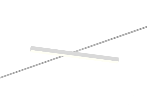 Трековый светильник 6063 5050 TR2 (RAL9005 1000mm Prizma — 3K 38W)