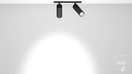 Накладной светильник Trunk Duo (RAL9003 D55 — GU10)