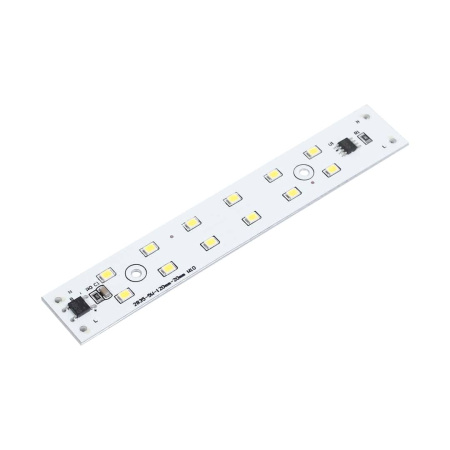 Светодиодная линейка 2835, 2х6 led, 220V, 5W, 120mm, D174, day white