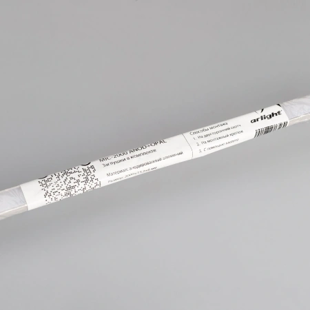 Профиль с экраном MIC-2000 ANOD+OPAL (Arlight, Алюминий)