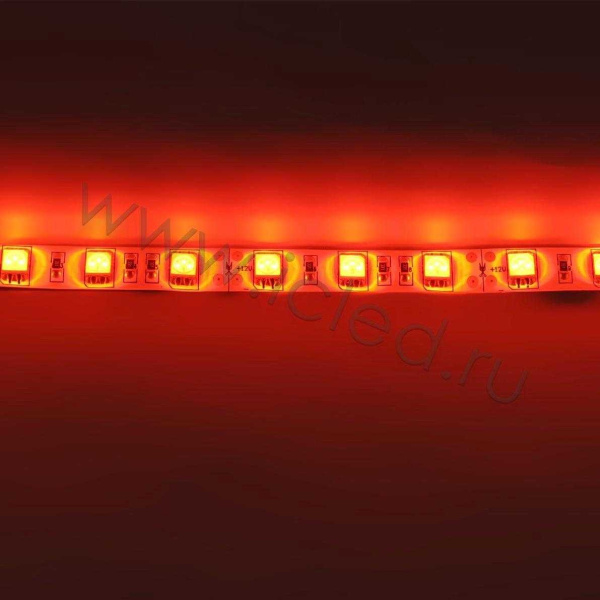 Светодиодная лента Standart PRO class, 5050, 60led/m, Red, 12V, IP65