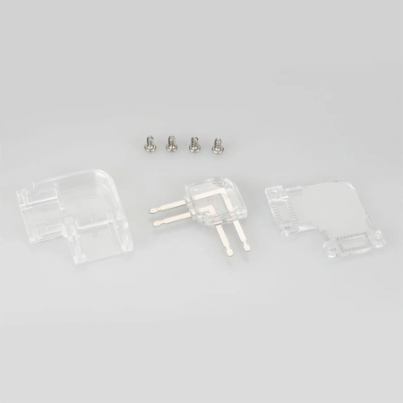 Коннектор угловой для ленты ARL-50000PV (15.5x6mm) прозрачный (Arlight, Пластик)