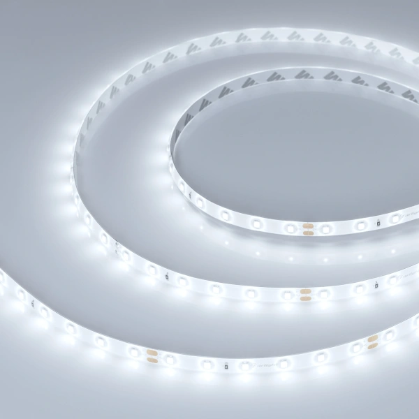 Светодиодная Лента герметичная RTW-SE-A60-8mm 24V White6000 (4.8 W/m, IP65, 2835, 5m) (Arlight, 4.8 Вт/м, IP65)