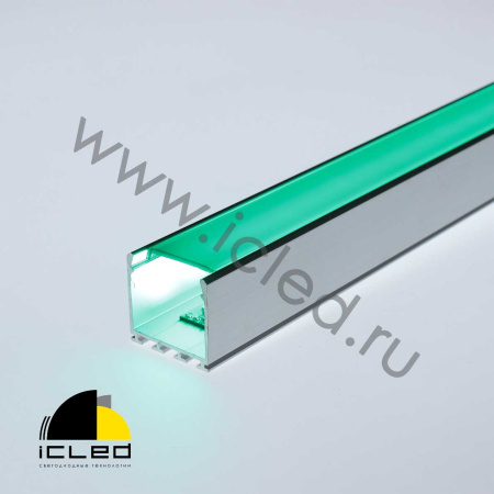 Алюминиевый профиль 316Black (2000х26х25мм с черным рассеивателем)