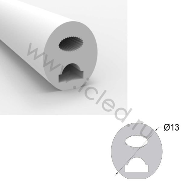 Cиликоновая оболочка T13D S18 (D13mm, pcb 5mm)