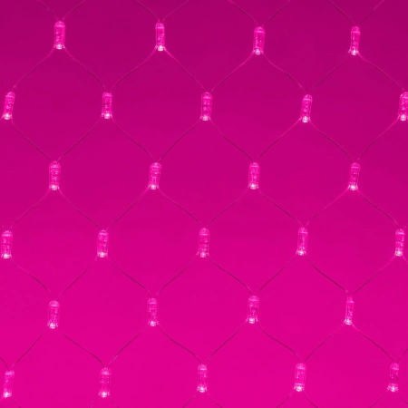 Светодиодная гирлянда ARD-NETLIGHT-CLASSIC-2000x1500-CLEAR-288LED Pink (230V, 18W) (Ardecoled, IP65)