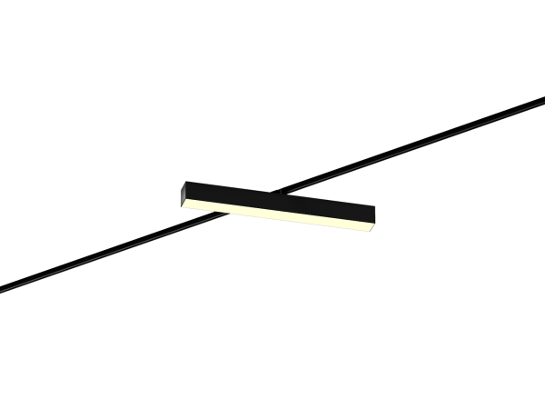 Трековый светильник 6063 5050 TR4 (RAL9005 1250mm Prizma — 3K 48W)