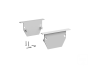 Заглушки для профиля LINE 3525 IN ral9003