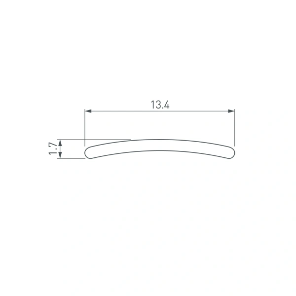 Экран матовый СТ для профиля T (Arlight, Пластик)