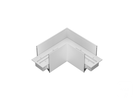 Угловой соединительный коннектор питания 6063 TrackLine