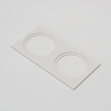 Рамка двойная для MINI COMBO, квадратная, белая