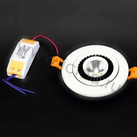 Светодиодный светильник JH-THD14-7W Round B752 (7W, Day white)