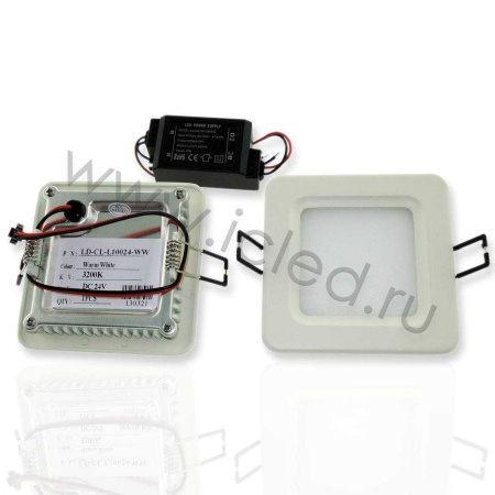Светодиодный светильник встраиваемый IC-SW L100  (4,8W, Warm White)