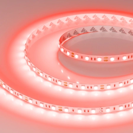 Светодиодная Лента RT-B60-10mm 12V Red (14.4 W/m, IP20, 5060, 5m) (Arlight, 14.4 Вт/м, IP20)