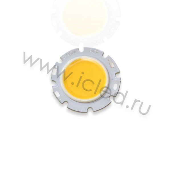 Светодиодная COB матрица 20мм W11 (15-17V, 5W, 300mA, white)