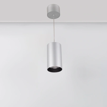 Светильник подвесной SP-POLO-R85-2-15W Day White 40deg (Silver, Black Ring) (Arlight, IP20 Металл, 3 года)