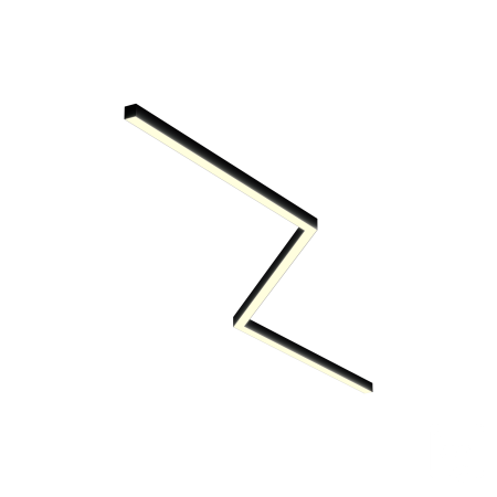 Светильник ЗигЗаг S50 (RAL9003 4x651mm-135 LT70 — 4K 54W)