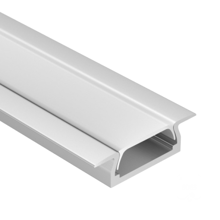 Профиль U-15-IN RAL9003 (с экраном) — 2000мм