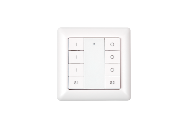 Настенная радио панель EASYBUS на 3 зоны и 2 сцены, 3В батарейка