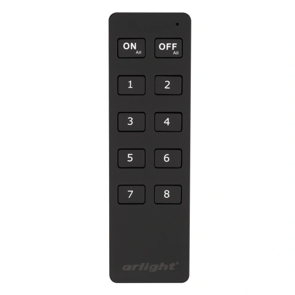 Пульт SMART-R8-DIM (8 зон, 2.4G) (Arlight, IP20 Пластик, 5 лет)