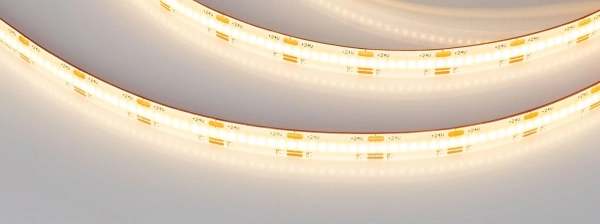 Светодиодная Лента герметичная COB-SE-X640-10mm 24V White-MIX (23 W/m, IP65, CSP, 5m) (Arlight, Изменяемая ЦТ)