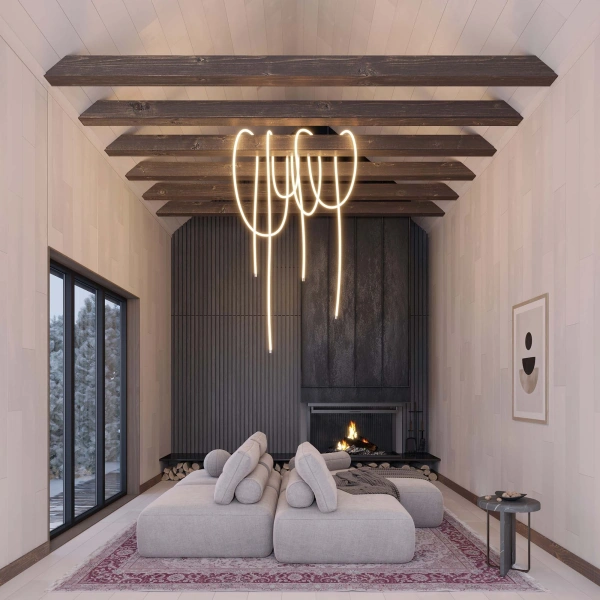 Лента герметичная MOONLIGHT-TOP-A336-D18mm 24V Warm2300 360deg (14.4 W/m, IP65, 2835, 5m, wire x1) (Arlight, Вывод прямой, 3 года)